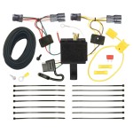 Trailer Wiring and Bracket w/ Light Tester For 11-13 KIA Sorento Base I4, EX I4, EX V6, LX I4, LX V6 Plug & Play 4-Flat Harness