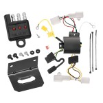 Trailer Wiring and Bracket w/ Light Tester For 10-12 Lexus HS250h Hybrid Plug & Play 4-Flat Harness