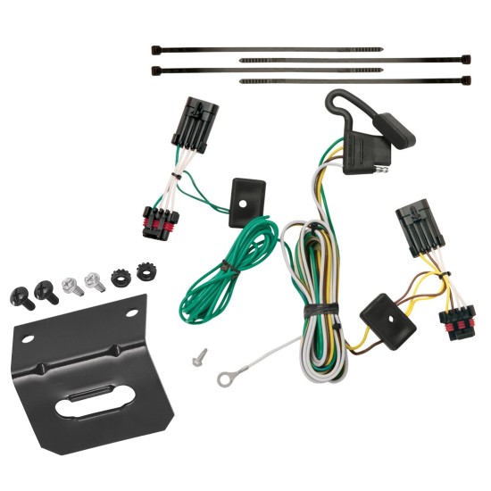 Trailer Wiring and Bracket For 00-05 Chevrolet Impala Plug & Play 4-Flat Harness