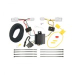 Trailer Hitch 7 Way RV Wiring Kit For 07-11 Toyota Yaris Sedan Plug Prong Pin Brake Control Ready