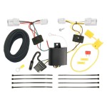 Trailer Wiring and Bracket w/ Light Tester For 07-11 Toyota Yaris 4 Dr. Sedan Plug & Play 4-Flat Harness