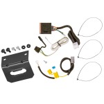 Trailer Wiring and Bracket For 07-13 Mitsubishi Outlander Except Sport 4-Flat Harness Plug Play