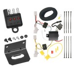 Trailer Wiring and Bracket w/ Light Tester For 06-17 Mazda 5 11-14 Mazda 2 07-15 Mazda CX-9 Plug & Play 4-Flat Harness