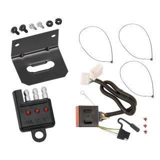 Trailer Wiring and Bracket w/ Light Tester For 11-17 Honda Odyssey Plug & Play 4-Flat Harness