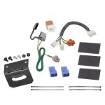 Trailer Wiring and Bracket For 05-23 Nissan Frontier 05-12 Pathfinder 05-15 Xterra 09-12 Equator Plug & Play 4-Flat Harness