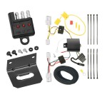Trailer Wiring and Bracket w/ Light Tester For 11-13 Hyundai Elantra 4 Dr. Sedan 13-14 Elantra 2 Dr. Coupe Plug & Play 4-Flat Harness