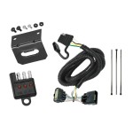 Trailer Wiring and Bracket w/ Light Tester For 11-19 Ford Explorer Plug & Play 4-Flat Harness