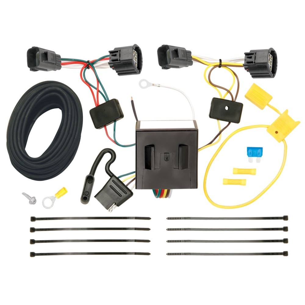 Trailer Hitch Wiring Harness Kit For 07-11 Dodge Nitro 08-12 Jeep Liberty Plug & Play