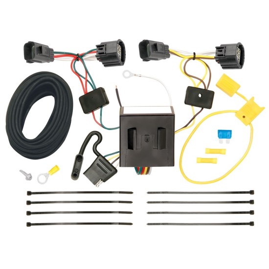 Trailer Hitch Wiring Harness Kit For 07-11 Dodge Nitro 08-12 Jeep Liberty Plug & Play