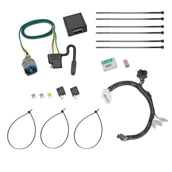 Trailer Hitch Wiring Harness Kit For 12-15 Honda Pilot Plug & Play