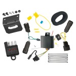 Trailer Wiring and Bracket w/ Light Tester For 13-20 Ford Fusion Plug & Play 4-Flat Harness