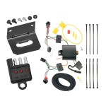 Trailer Wiring and Bracket w/ Light Tester For 13-15 Chevy Spark Plug & Play 4-Flat Harness