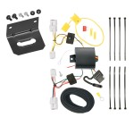 Trailer Wiring and Bracket For 12-16 Subaru Impreza 4 Dr. Sedan Except WRX and Sti Plug & Play 4-Flat Harness