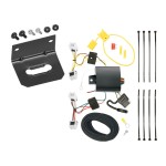 Trailer Wiring and Bracket For 13-22 Nissan Sentra Excluding SR, SR Turbo and Nismo 14-19 Versa Note Plug & Play 4-Flat Harness