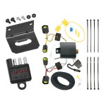 Trailer Wiring and Bracket w/ Light Tester For 10-13 Ford Transit Connect Plug & Play 4-Flat Harness