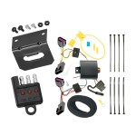 Trailer Wiring and Bracket w/ Light Tester For 13-16 Buick Encore Plug & Play 4-Flat Harness