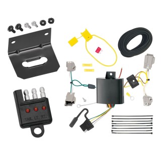 Trailer Wiring and Bracket w/ Light Tester For 14-20 Chevrolet Impala except Limited Plug & Play 4-Flat Harness