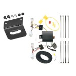 Trailer Wiring and Bracket For 13-18 Lexus ES350 13-21 ES300h Plug & Play 4-Flat Harness