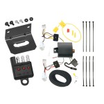 Trailer Wiring and Bracket w/ Light Tester For 13-18 Lexus ES350 13-21 ES300h Plug & Play 4-Flat Harness