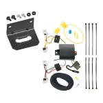 Trailer Wiring and Bracket For 13-21 Nissan NV200 15-18 Chevy City Express 4-Flat Harness Plug Play