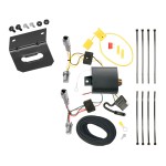 Trailer Wiring and Bracket For 13-15 Chevy Malibu LTZ 16-19 Limited LTZ Old Body Style Plug & Play 4-Flat Harness