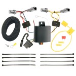 Trailer Tow Hitch For 14-19 Chevrolet Malibu LTZ Except Canada Models Complete Package w/ Wiring Draw Bar and 1-7/8" Ball