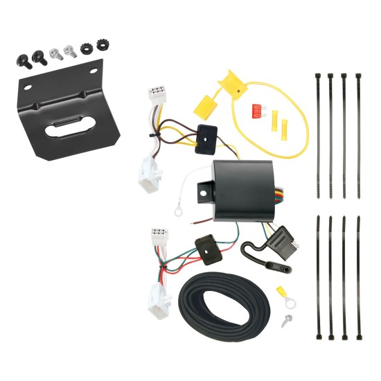 Trailer Wiring and Bracket For 09-13 Lexus IS250 09-14 IS350 All Styles 4-Flat Harness Plug Play