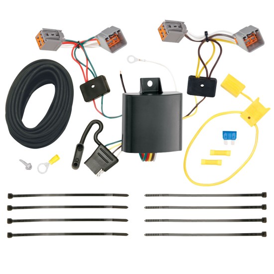 Trailer Hitch Wiring Harness Kit For 14-23 Ford Transit Connect Plug & Play