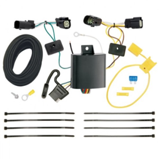 Trailer Hitch Wiring Harness Kit For 15-24 Ford Transit-150 250 15-23 350 Plug & Play