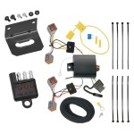 Trailer Wiring and Bracket and Light Tester For 15-17 Volvo V60 (App. starts with 2015-1/2) 4-Flat Harness Plug Play