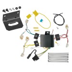 Trailer Wiring and Bracket For 15-20 Toyota Sienna Except SE 4-Flat Harness Plug Play