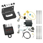 Trailer Wiring and Bracket w/ Light Tester For 15-23 Chrysler 300 Plug & Play 4-Flat Harness