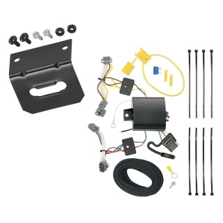 Trailer Wiring and Bracket For 17-22 Chevrolet Trax LS 13-16 Trax All Styles 4-Flat Harness Plug Play