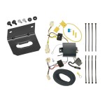 Trailer Wiring and Bracket For 15-22 Toyota Yaris Hatchback 4-Flat Harness Plug Play