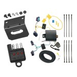 Trailer Wiring and Bracket w/ Light Tester For 05-10 VW Volkswagen Jetta 4 Dr. Sedan Plug & Play 4-Flat Harness