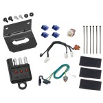 Trailer Wiring and Bracket w/ Light Tester For 13-20 Nissan Pathfinder 14-21 Infiniti QX60 Plug & Play 4-Flat Harness