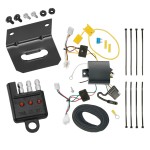 Trailer Wiring and Bracket w/ Light Tester For 16-22 Honda HR-V All Styles Plug & Play 4-Flat Harness