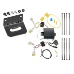 Trailer Wiring and Bracket For 12-20 Toyota Prius C All Styles 4-Flat Harness Plug Play