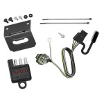 Trailer Wiring and Bracket w/ Light Tester For 14-22 Land Rover Range Rover Sport 15-22 Range Rover Plug & Play 4-Flat Harness