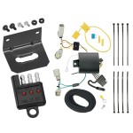 Trailer Wiring and Bracket w/ Light Tester For 17-20 Lincoln Continental 16-18 MKX All Styles Plug & Play 4-Flat Harness