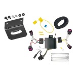 Trailer Wiring and Bracket For 16-22 Chevrolet Spark All Styles 4-Flat Harness Plug Play