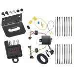 Trailer Wiring and Bracket w/ Light Tester For 17-22 KIA Sportage All Styles Plug & Play 4-Flat Harness