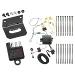 Trailer Wiring and Bracket w/ Light Tester For 16-19 Toyota Prius Except Prime Plug & Play 4-Flat Harness