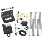 Trailer Wiring and Bracket w/ Light Tester For 17-20 Chrysler Pacifica Limited Touring L Plus Plug & Play 4-Flat Harness