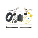 Trailer Wiring and Bracket and Light Tester For 2016 Honda Civic Coupe 4-Flat Harness Plug Play