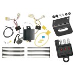 Trailer Wiring and Bracket w/ Light Tester For 15-16 Hyundai Genesis 17-23 Genesis G80 4-Flat Harness Plug Play