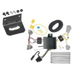 Trailer Wiring and Bracket For 10-17 Volvo XC60 All Styles 4-Flat Harness Plug Play