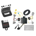 Trailer Wiring and Bracket and Light Tester For 10-17 Volvo XC60 All Styles 4-Flat Harness Plug Play