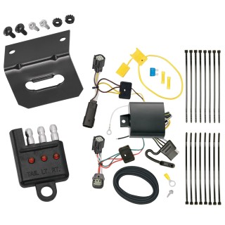 Trailer Wiring and Bracket w/ Light Tester For 17-23 Buick Encore All Styles Plug & Play 4-Flat Harness