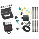 Trailer Wiring and Bracket w/ Light Tester For 18-21 Chevy Equinox except Premier 4-Flat Harness Plug Play